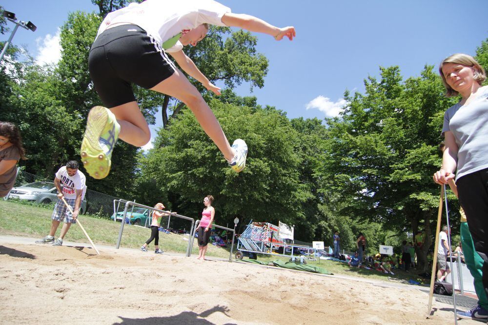 Jugend trainiert für Olympia Kreisfinale 1. Juli 2014 Pliezhausen