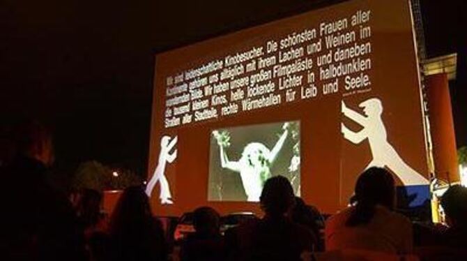 Protest-Vorführung unter freiem Himmel: Oberbürgermeisterin und Stadträte haben ein Stadtteil-Kino abgelehnt. Die Filmfreunde ve