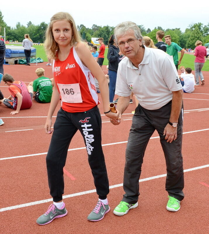 Jugend trainiert für Olympia Kreisfinale 2. Juli 2014 Pliezhausen