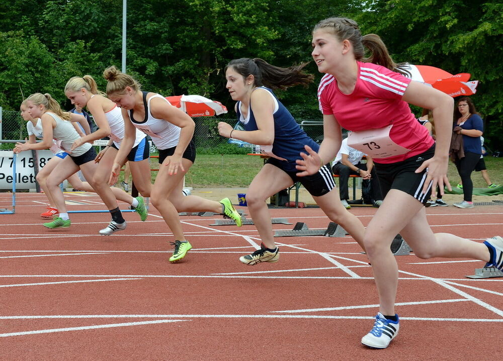 Jugend trainiert für Olympia Kreisfinale 2. Juli 2014 Pliezhausen