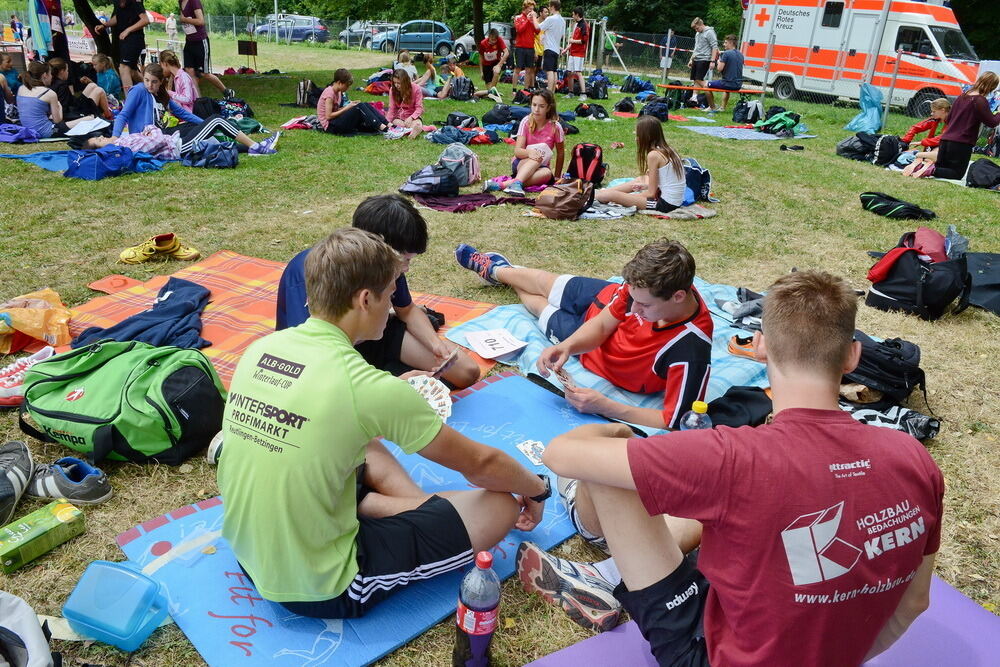 Jugend trainiert für Olympia Kreisfinale 2. Juli 2014 Pliezhausen