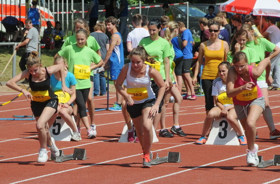 Jugend trainiert für Olympia Kreisfinale Juli 2014 Pliezhausen