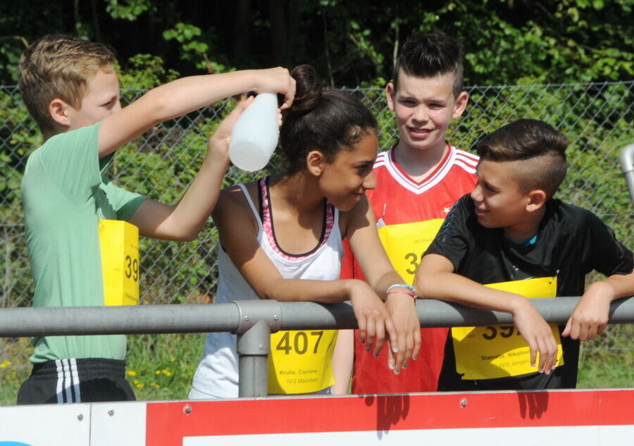 Jugend trainiert für Olympia Kreisfinale Juli 2014 Pliezhausen