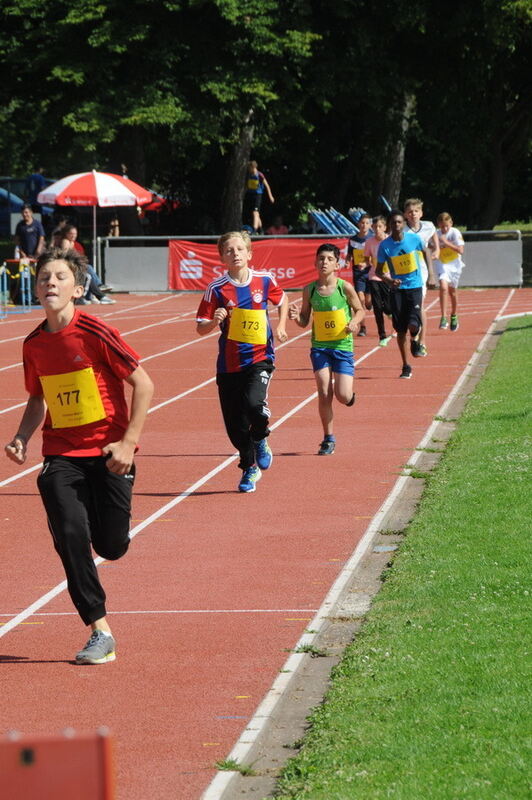 Jugend trainiert für Olympia Kreisfinale Juli 2014 Pliezhausen