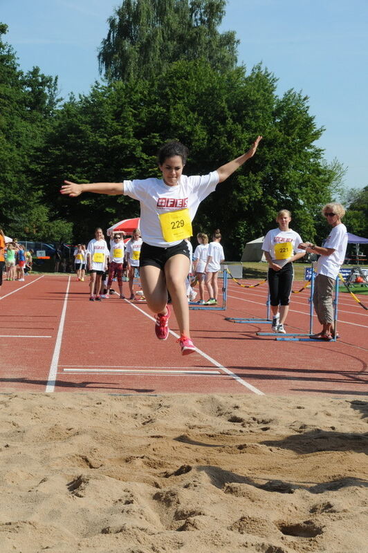 Jugend trainiert für Olympia Kreisfinale Juli 2014 Pliezhausen