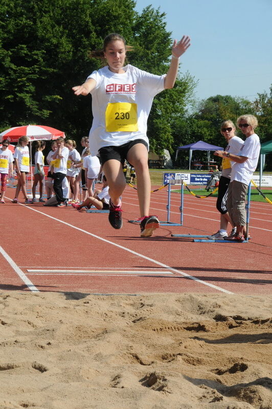 Jugend trainiert für Olympia Kreisfinale Juli 2014 Pliezhausen