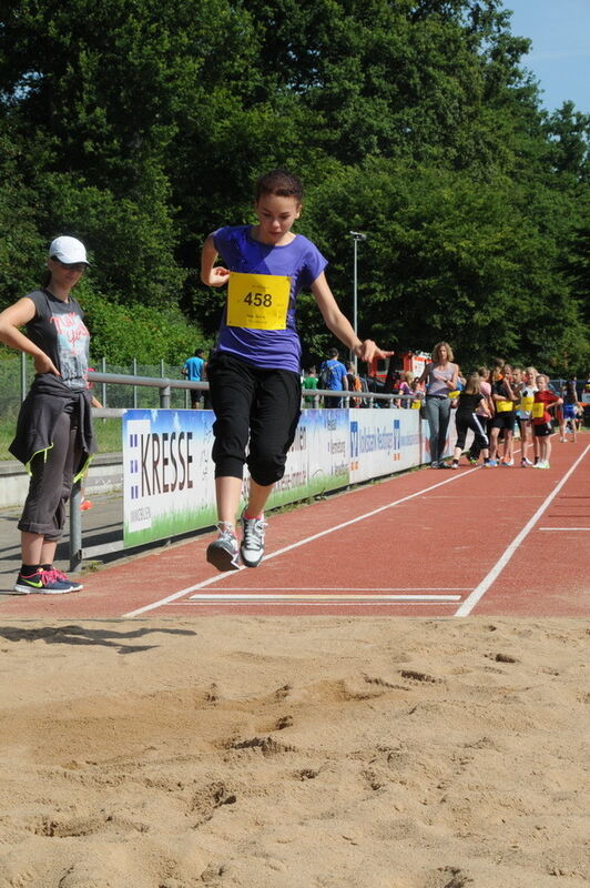 Jugend trainiert für Olympia Kreisfinale Juli 2014 Pliezhausen