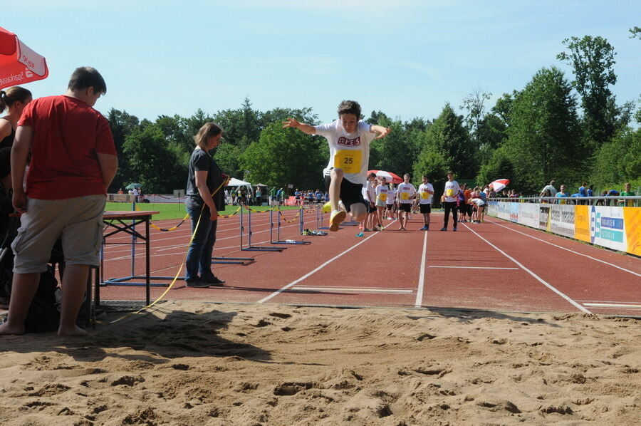 Jugend trainiert für Olympia Kreisfinale Juli 2014 Pliezhausen