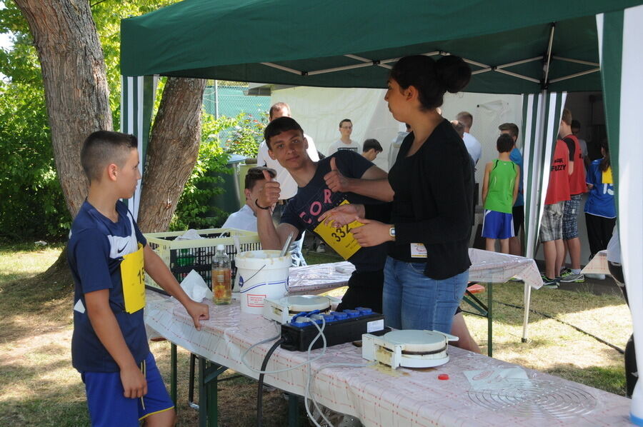 Jugend trainiert für Olympia Kreisfinale Juli 2014 Pliezhausen