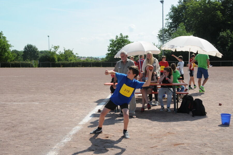 Jugend trainiert für Olympia Kreisfinale Juli 2014 Pliezhausen