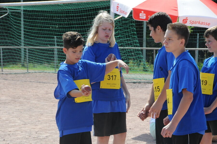 Jugend trainiert für Olympia Kreisfinale Juli 2014 Pliezhausen