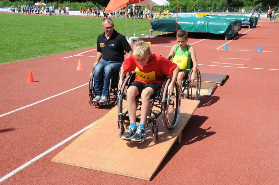 Jugend trainiert für Olympia Kreisfinale Juli 2014 Pliezhausen