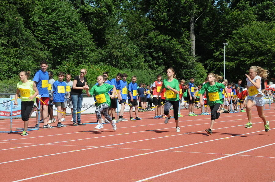 Jugend trainiert für Olympia Kreisfinale Juli 2014 Pliezhausen