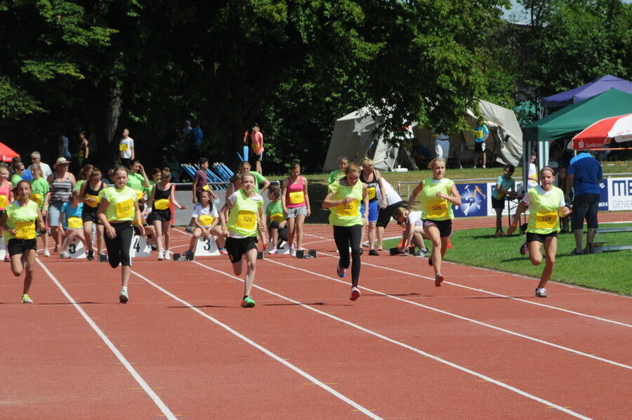 Jugend trainiert für Olympia Kreisfinale Juli 2014 Pliezhausen