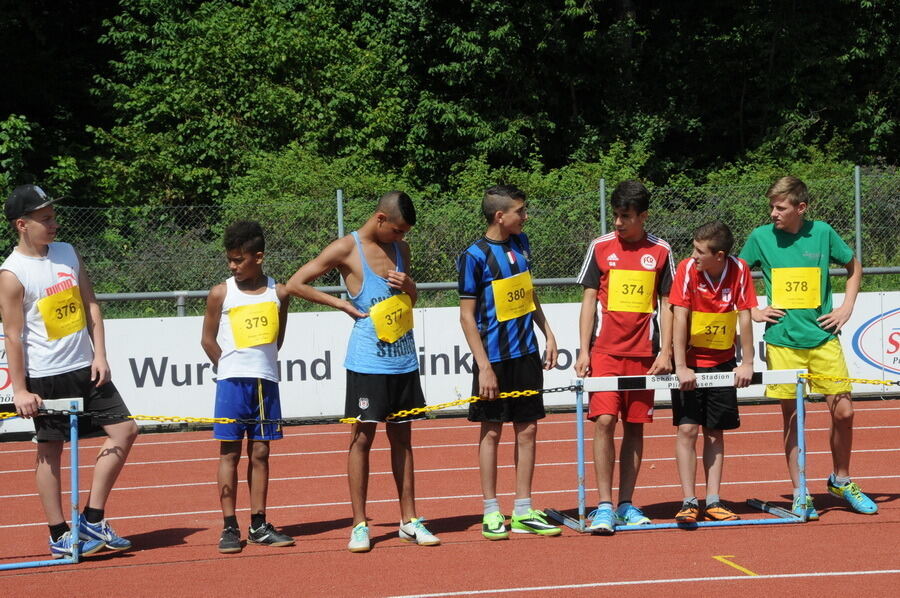 Jugend trainiert für Olympia Kreisfinale Juli 2014 Pliezhausen