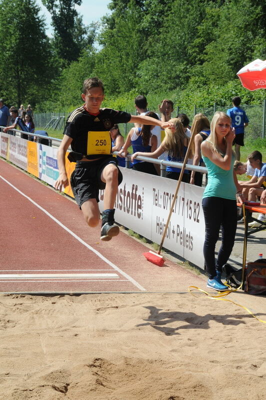 Jugend trainiert für Olympia Kreisfinale Juli 2014 Pliezhausen