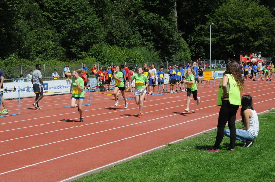 Jugend trainiert für Olympia Kreisfinale Juli 2014 Pliezhausen