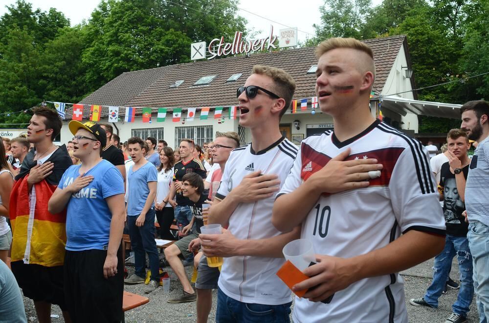 Fußball WM 2014 Deutschland - Frankreich