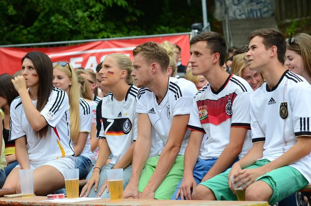 Fußball WM 2014 Deutschland - Frankreich