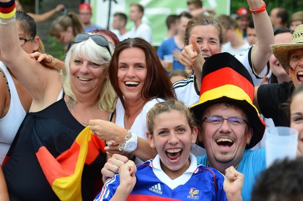 Fußball WM 2014 Deutschland - Frankreich