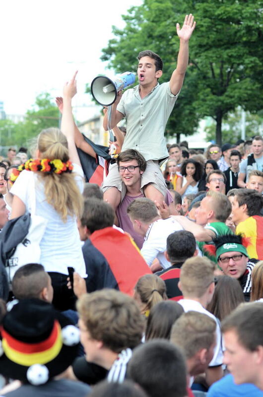 Fußball WM 2014 Deutschland - Frankreich