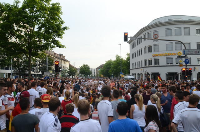 Fußball WM 2014 Deutschland - Frankreich