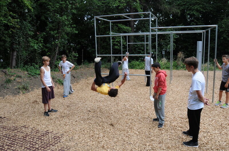 Parkour Competition im Jugendhaus Bastille