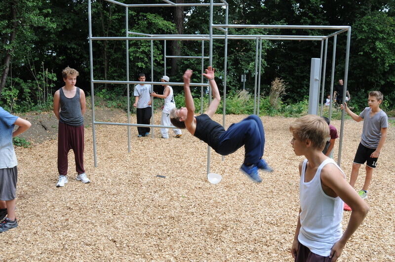 Parkour Competition im Jugendhaus Bastille