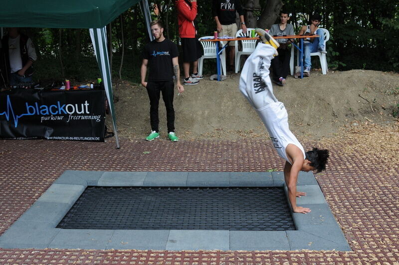 Parkour Competition im Jugendhaus Bastille