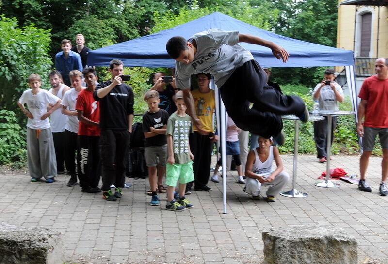 Parkour Competition im Jugendhaus Bastille