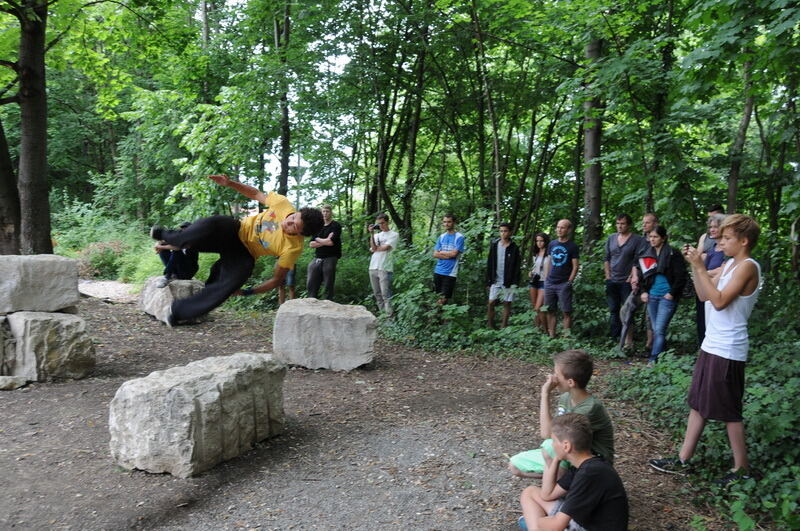 Parkour Competition im Jugendhaus Bastille