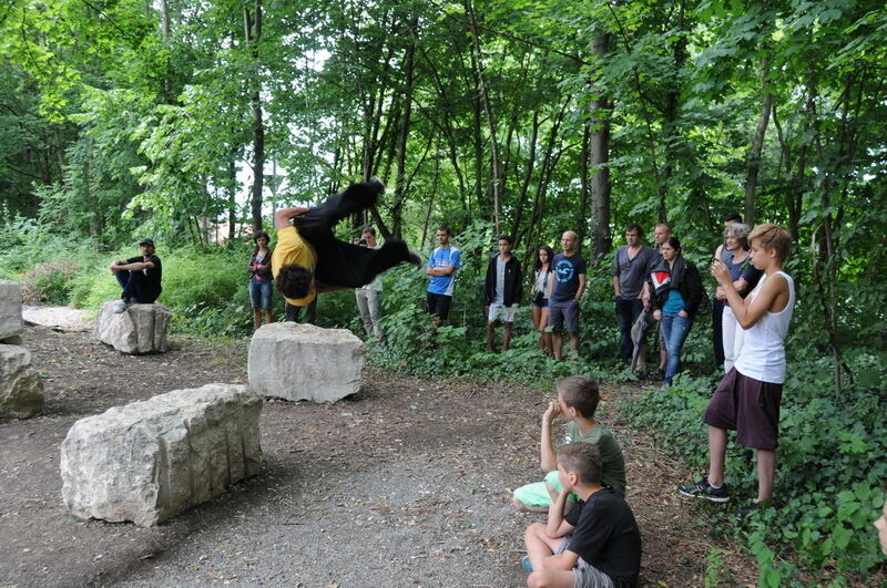 Parkour Competition im Jugendhaus Bastille