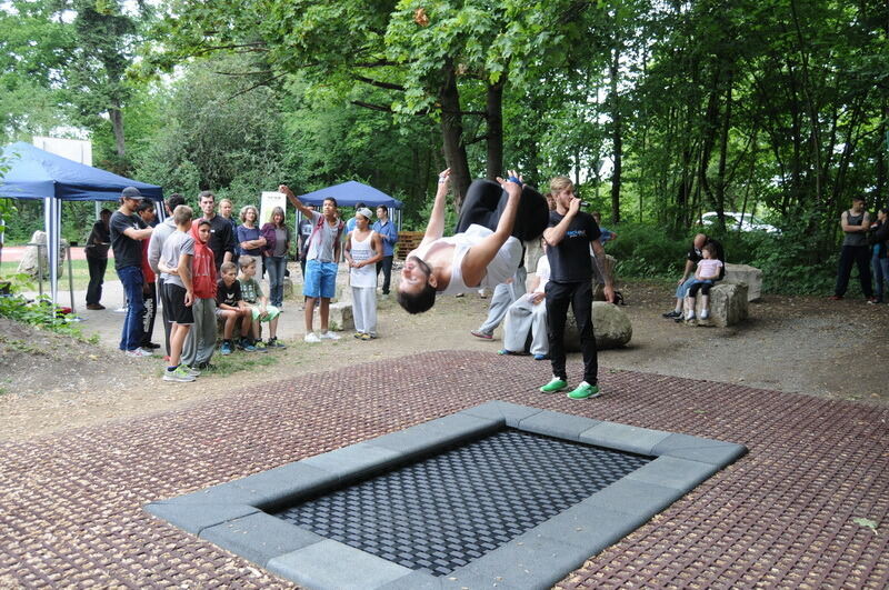 Parkour Competition im Jugendhaus Bastille