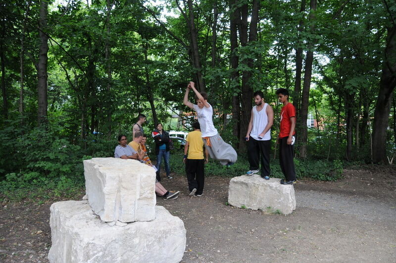 Parkour Competition im Jugendhaus Bastille