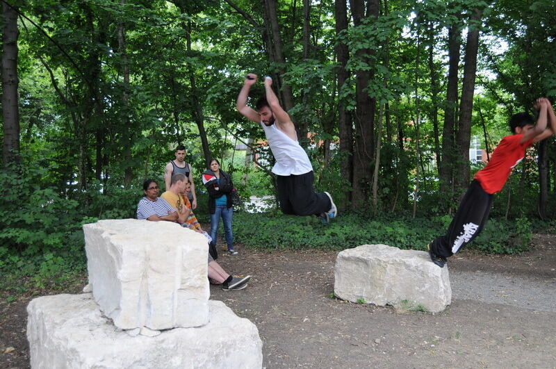 Parkour Competition im Jugendhaus Bastille