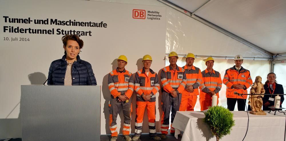 Stuttgart 21 Startschuss für Bau des Fildertunnels