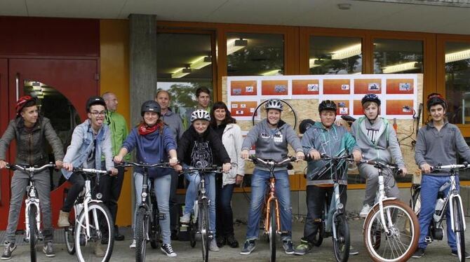 Verschiedene Pedelecs konnten jetzt in Trochtelfingen getestet werden. FOTO: LEUA