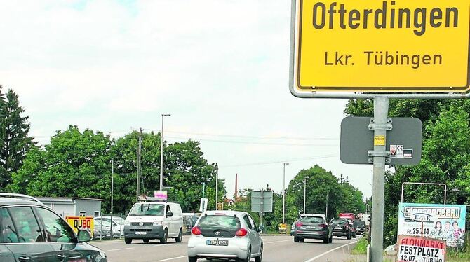 Auch Ofterdingen fürchtet, dass der Verkehr im Ort zunimmt, wenn in Tübingen ein Durchfahrverbot für Autos ohne grüne Plakette a