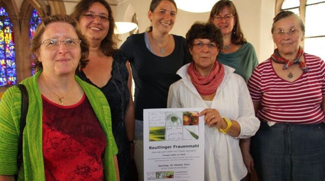 Rosemarie Muth (von links), Sabine Drecoll, Katharina Dolmetsch-Heyduck, Ulrike Neher-Dietz, Ulrike Kuhlmann und Ursula Göggelma