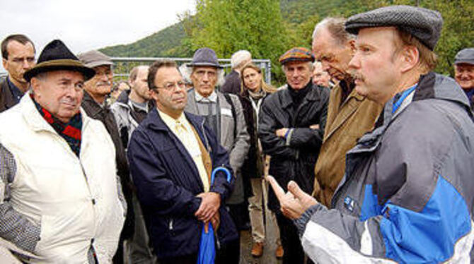 Experten des 3. Internationalen Klimaschutzkongresses in Metzingen nutzten die Gelegenheit zu einem Besuch der Bad Uracher Tiefb