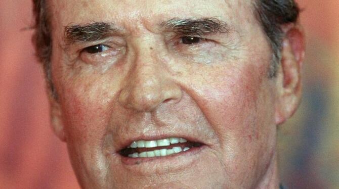 Der US-amerikanische Schauspieler James Garner (2000). Foto: Hubert Boesl