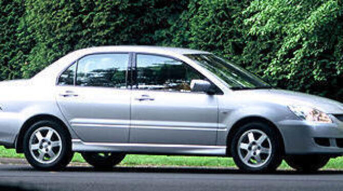 Er ist wieder da: Der Mitsubishi Lancer, im Bild als Limousine. FOTO: MITSUBISHI