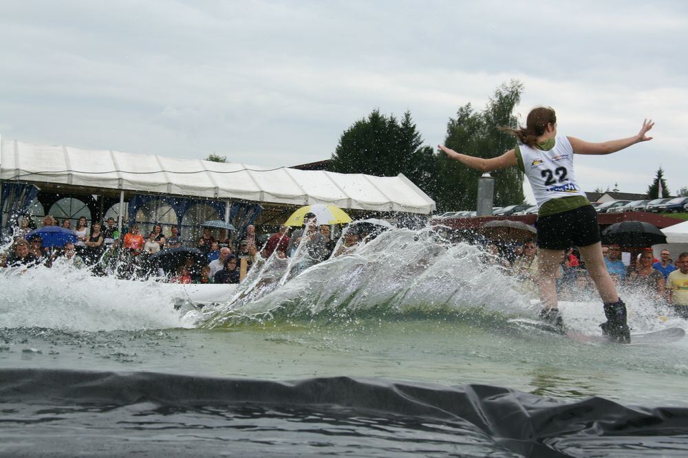 3. Waterslide-Contest der Ski-und Snowboardabteilung des TSV Undingen