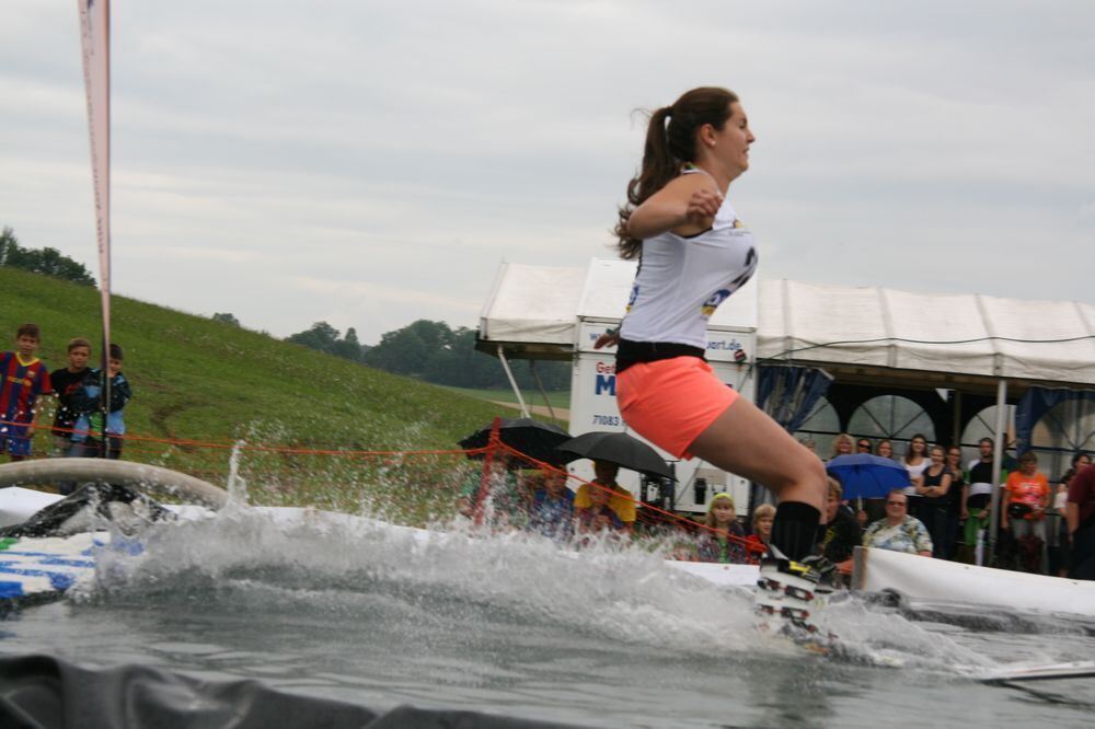 3. Waterslide-Contest der Ski-und Snowboardabteilung des TSV Undingen