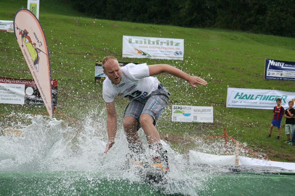 3. Waterslide-Contest der Ski-und Snowboardabteilung des TSV Undingen