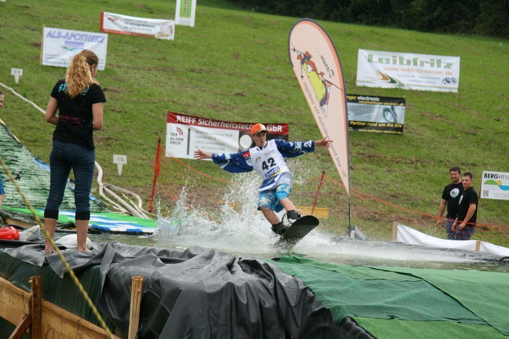 3. Waterslide-Contest der Ski-und Snowboardabteilung des TSV Undingen