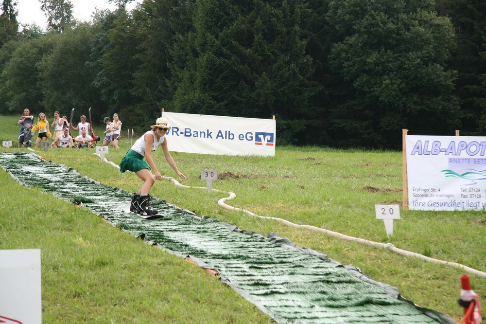 3. Waterslide-Contest der Ski-und Snowboardabteilung des TSV Undingen