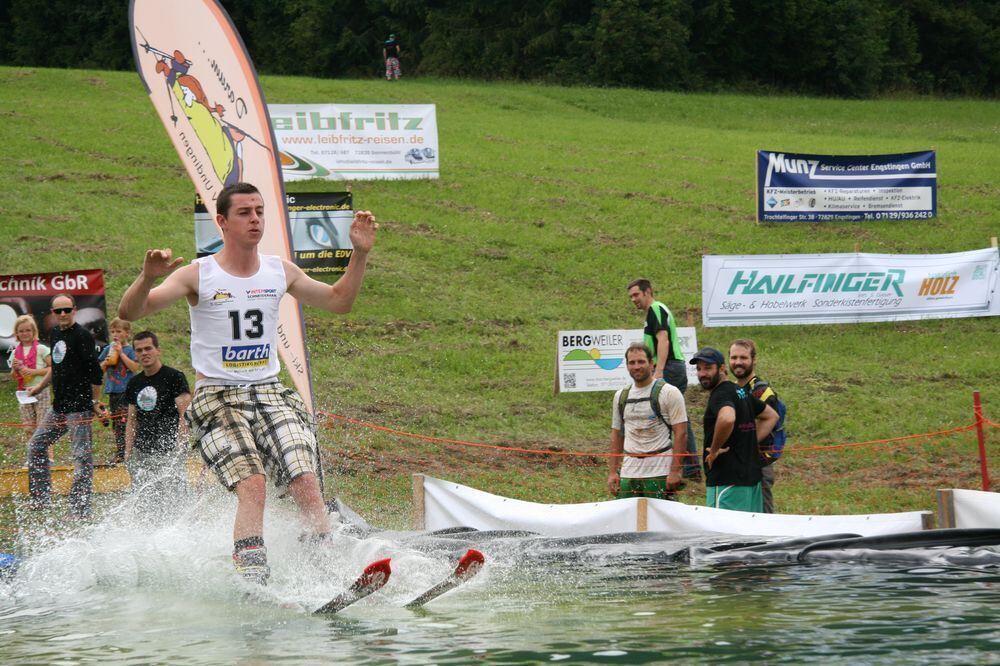 3. Waterslide-Contest der Ski-und Snowboardabteilung des TSV Undingen