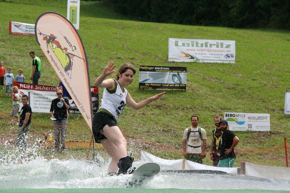 3. Waterslide-Contest der Ski-und Snowboardabteilung des TSV Undingen