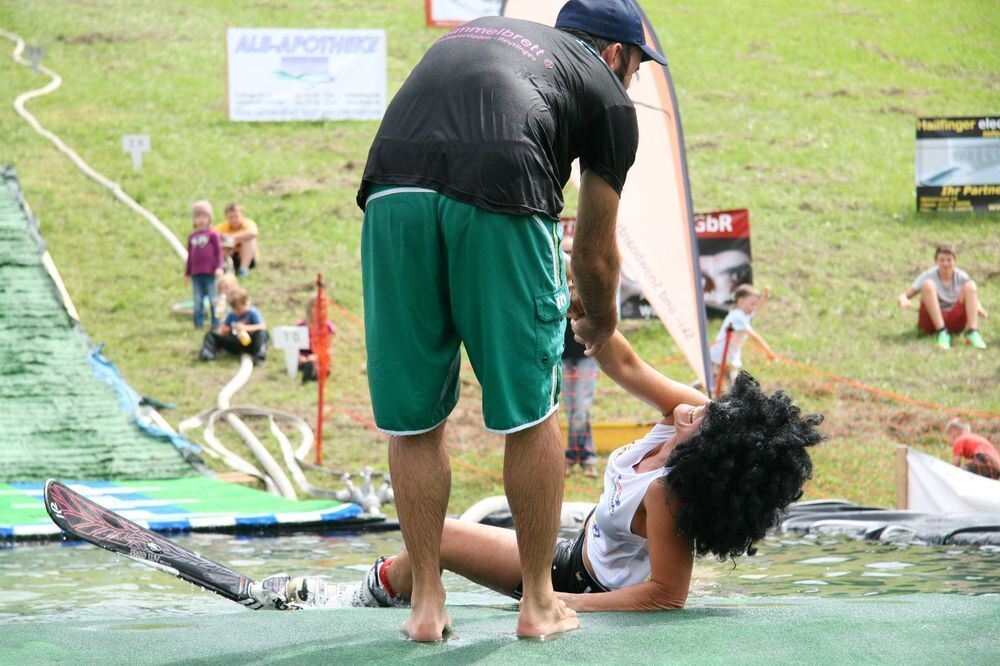 3. Waterslide-Contest der Ski-und Snowboardabteilung des TSV Undingen